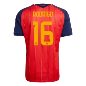 Camiseta España Rodrigo 16 Local Mundial 2026