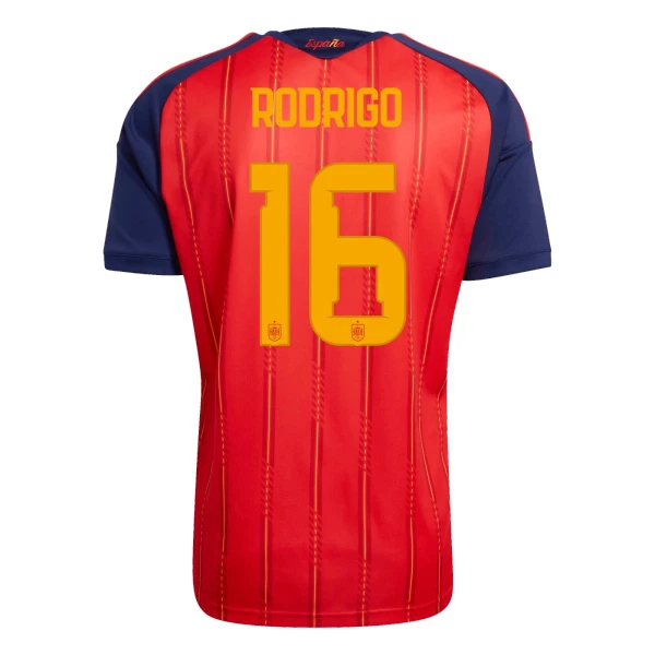Camiseta España Rodrigo 16 Local Mundial 2026