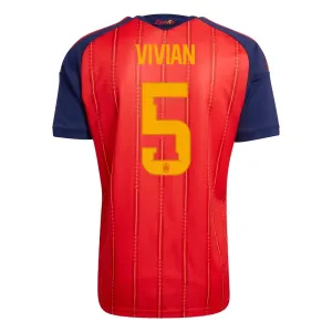 Camiseta España Vivian 5 Local Mundial 2026