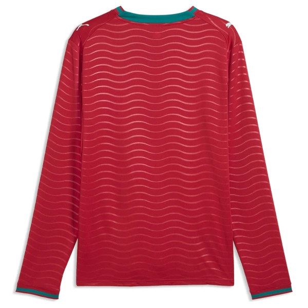 Camiseta Portugal Local Mundial 2026 Manga Larga