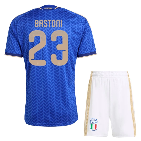 Conjunto Italia Alessandro Bastoni 23 Local Mundial 2026 Niño