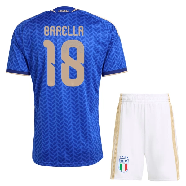 Conjunto Italia Nicolò Barella 18 Local Mundial 2026 Niño