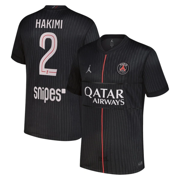 Camiseta PSG Achraf Hakimi 2 Cuarta Equipación 2025/2026 Jordan