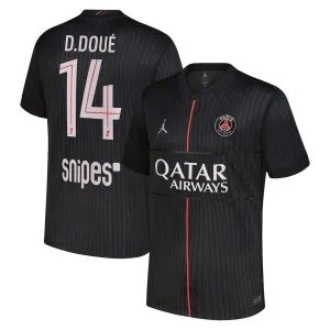 Camiseta PSG Désiré Doué 14 Cuarta Equipación 2025/2026 Jordan