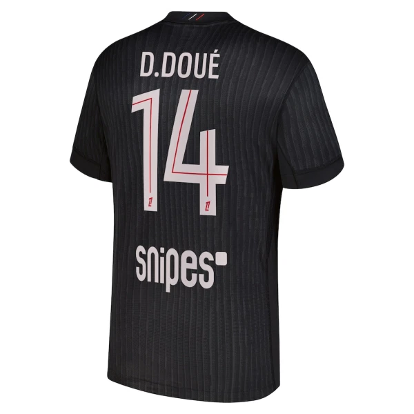 Camiseta PSG Désiré Doué 14 Cuarta Equipación 2025/2026 Jordan