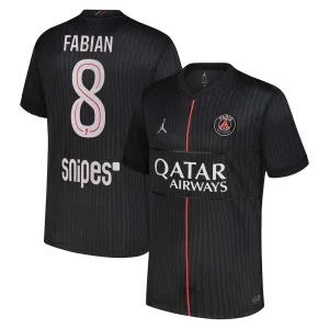 Camiseta PSG Fabián Ruiz 8 Cuarta Equipación 2025/2026 Jordan
