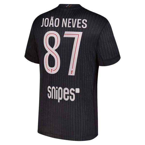Camiseta PSG João Neves 87 Cuarta Equipación 2025/2026 Jordan