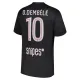 Camiseta PSG Ousmane Dembélé 10 Cuarta Equipación 2025/2026 Jordan