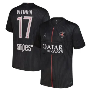 Camiseta PSG Vitinha 17 Cuarta Equipación 2025/2026 Jordan