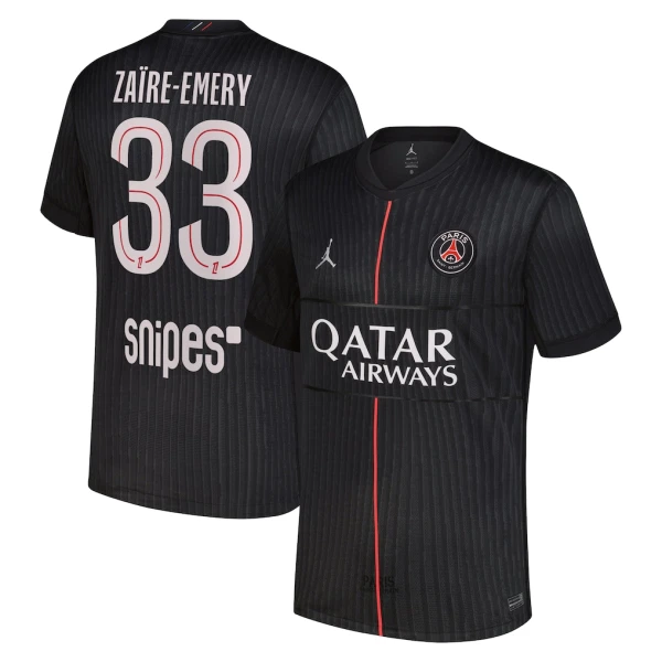 Camiseta PSG Zaire-Emery 33 Cuarta Equipación 2025/2026 Jordan