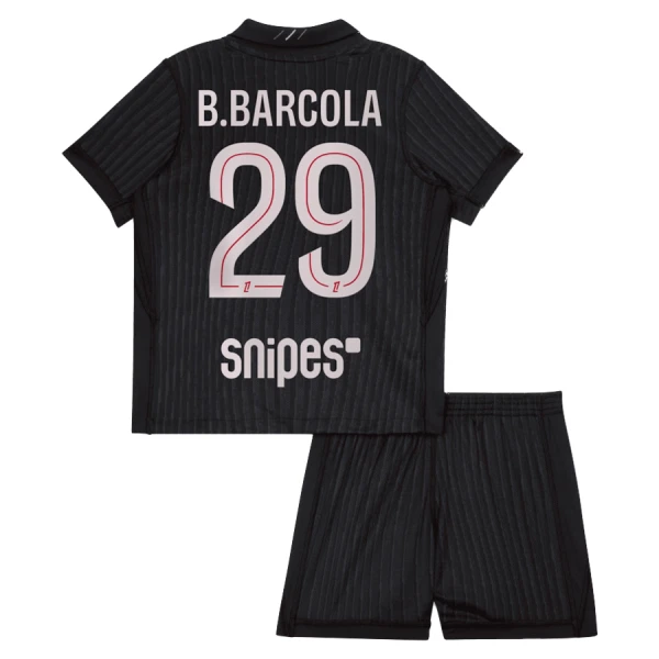 Conjunto PSG B. Barcola 29 Cuarta Equipación 2025/2026 Jordan Niño Conjunto PSG B. Barcola 29 Cuarta Equipación 2025/2026 Jordan Niño