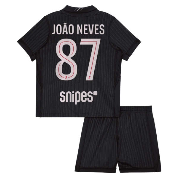 Conjunto PSG João Neves 87 Cuarta Equipación 2025/2026 Jordan Niño Conjunto PSG João Neves 87 Cuarta Equipación 2025/2026 Jordan Niño