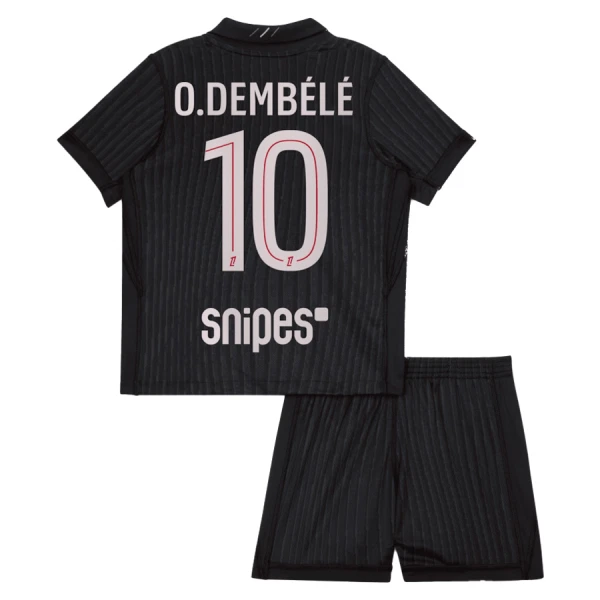 Conjunto PSG Ousmane Dembélé 10 Cuarta Equipación 2025/2026 Jordan Niño