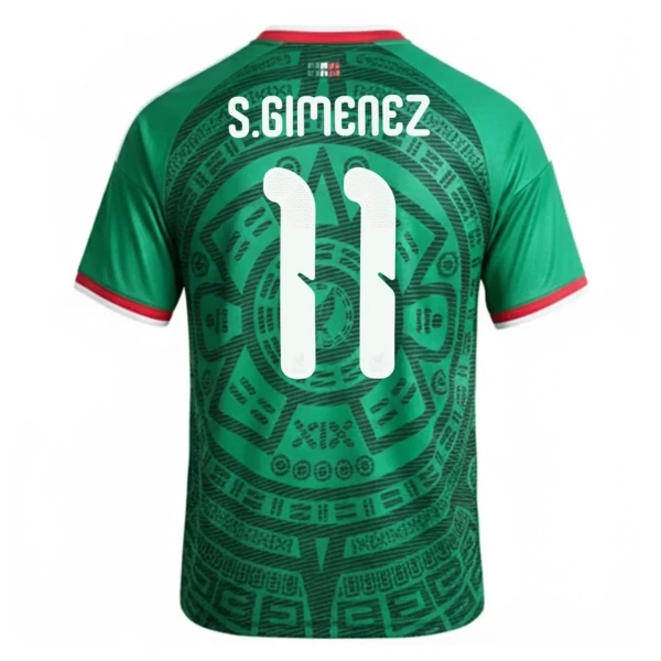 Camiseta México S.Gimenez 11 Local Mundial 2026