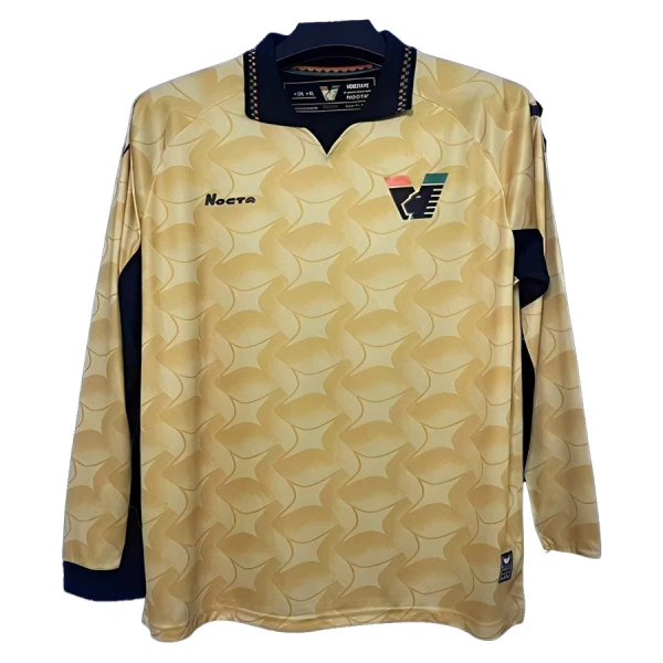 Camiseta Venezia Gold Version Portero 2025/2026 Manga Larga