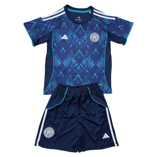 Conjunto Leicester City Visitante 2025/2026 Niño
