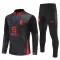 Conjunto de Sudadera 1/4 Zip AC Milan 2025/2026 Negro