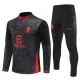 Conjunto de Sudadera 1/4 Zip AC Milan 2025/2026 Negro