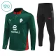 Conjunto de Sudadera 1/4 Zip AC Milan 2025/2026 Niño Verde