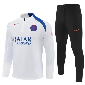Conjunto de Sudadera 1/4 Zip PSG 2025/2026 Blanco