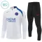 Conjunto de Sudadera 1/4 Zip PSG 2025/2026 Niño Blanco