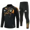 Conjunto de Sudadera 1/4 Zip Real Madrid 2025/2026 Negro