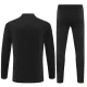 Conjunto de Sudadera 1/4 Zip Real Madrid 2025/2026 Negro