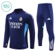 Conjunto de Sudadera 1/4 Zip Real Madrid 2025/2026 Niño Azul marino