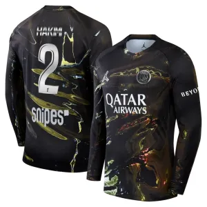 Camiseta PSG Achraf Hakimi 2 Night 2025/2026 Manga Larga