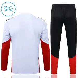 Conjunto de Sudadera 1/4 Zip Alemania 2026/2027 Niño Blanco