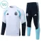 Conjunto de Sudadera 1/4 Zip Argentina 2026/2027 Niño Blanco