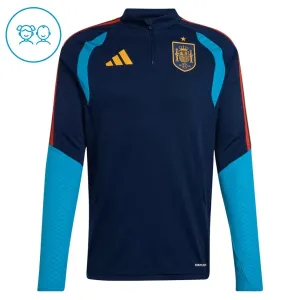 Conjunto de Sudadera 1/4 Zip España 2026/2027 Niño Azul marino