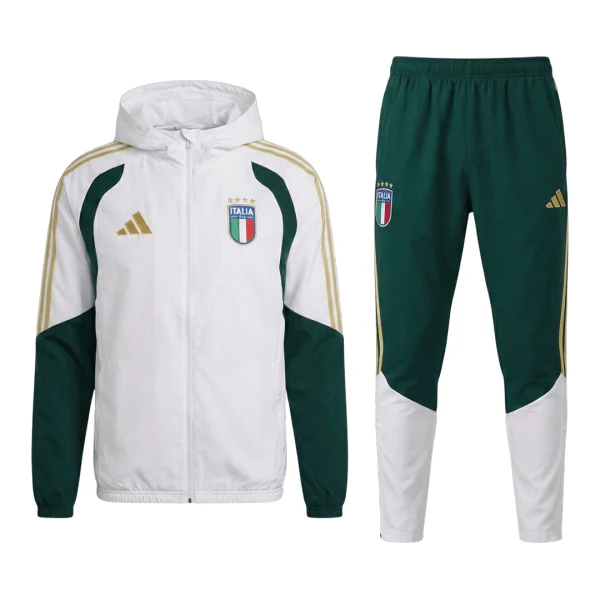 Sudadera con Capucha Italia 2026/2027 Blanco