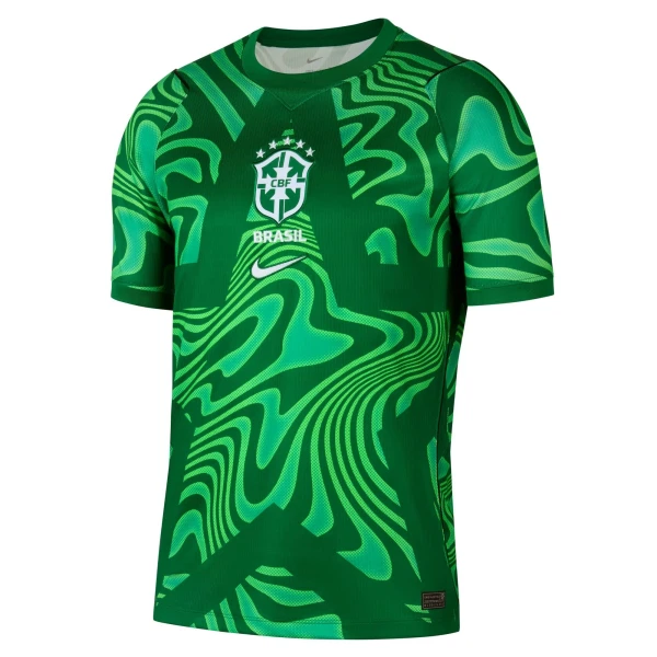 Camiseta Brasil Local Portero Mundial 2026 Verde