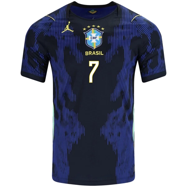 Camiseta Brasil Vinicius Junior 7 Visitante Mundial 2026