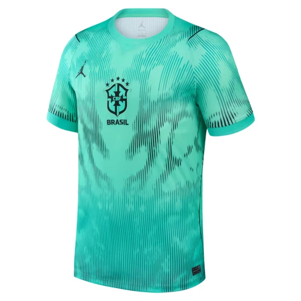 Camiseta Brasil Visitante Portero Mundial 2026 Verde