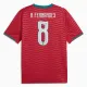 Camiseta Portugal Bruno Fernandes 8 Local Mundial 2026