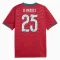 Camiseta Portugal Nuno Mendes 25 Local Mundial 2026