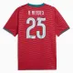 Camiseta Portugal Nuno Mendes 25 Local Mundial 2026