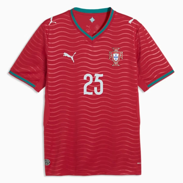 Camiseta Portugal Nuno Mendes 25 Local Mundial 2026
