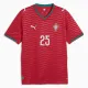 Camiseta Portugal Nuno Mendes 25 Local Mundial 2026