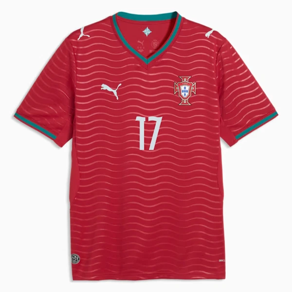 Camiseta Portugal Rafael Leão 17 Local Mundial 2026