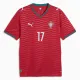 Camiseta Portugal Rafael Leão 17 Local Mundial 2026