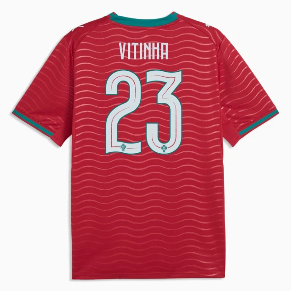 Camiseta Portugal Vitinha 23 Local Mundial 2026