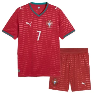 Conjunto Portugal Cristiano Ronaldo 7 Local Mundial 2026 Niño