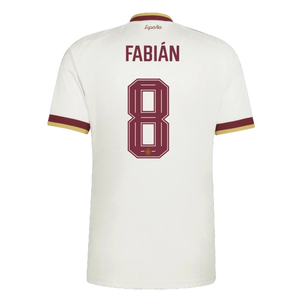 Camiseta España Fabián Ruiz 8 Visitante Mundial 2026 Camiseta España Fabián Ruiz 8 Visitante Mundial 2026