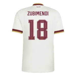 Camiseta España Martín Zubimendi 18 Visitante Mundial 2026
