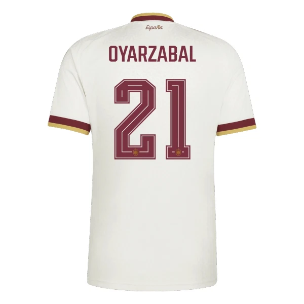 Camiseta España Oyarzabal 21 Visitante Mundial 2026