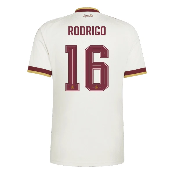 Camiseta España Rodrigo 16 Visitante Mundial 2026