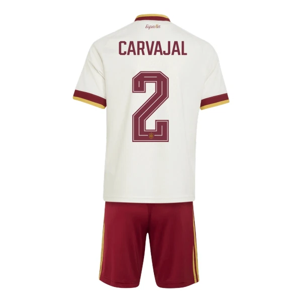 Conjunto España Daniel Carvajal 2 Visitante Mundial 2026 Niño Conjunto España Daniel Carvajal 2 Visitante Mundial 2026 Niño